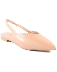 Seychelles Holli Leather Flat Beige Leather