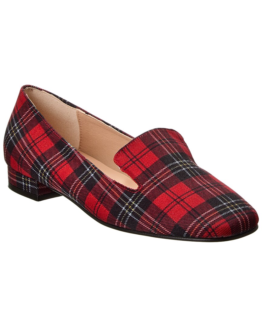 French Sole Zooey Canvas Flat Red