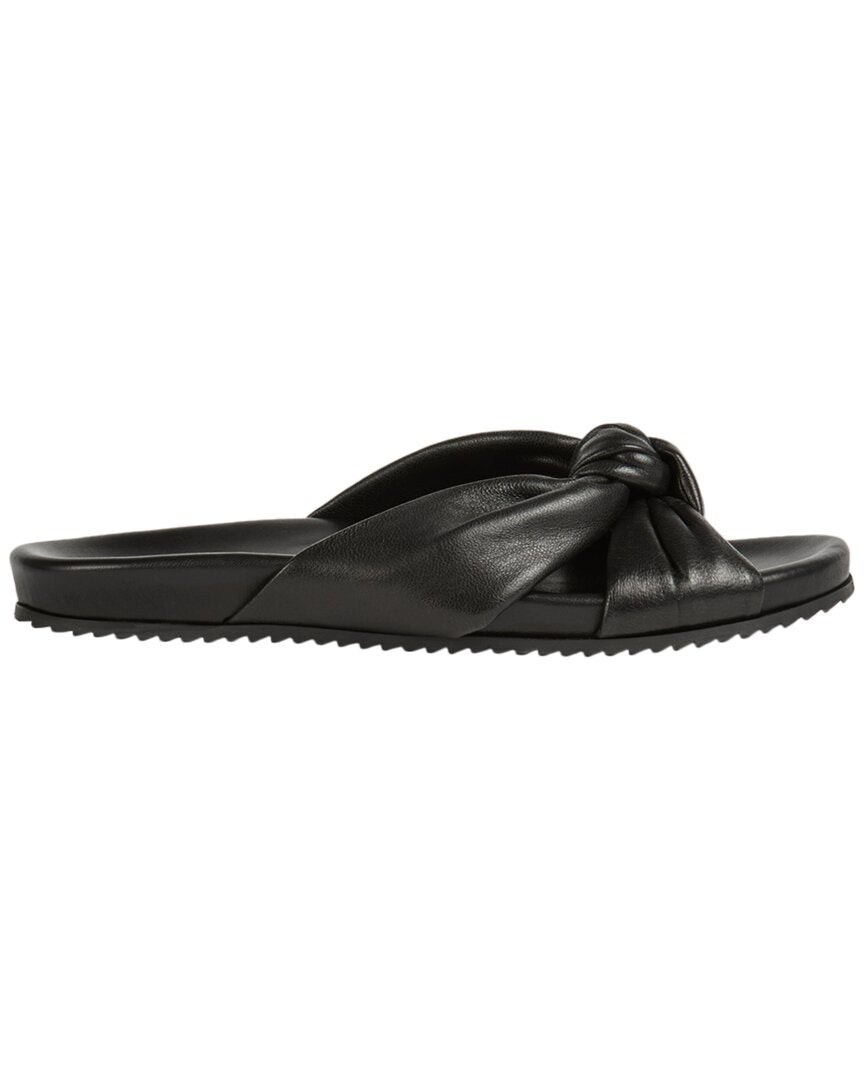 Lk Bennett Valerie Leather Sandal Black