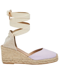 Lk Bennett Maureen Wedge Sandal Purple