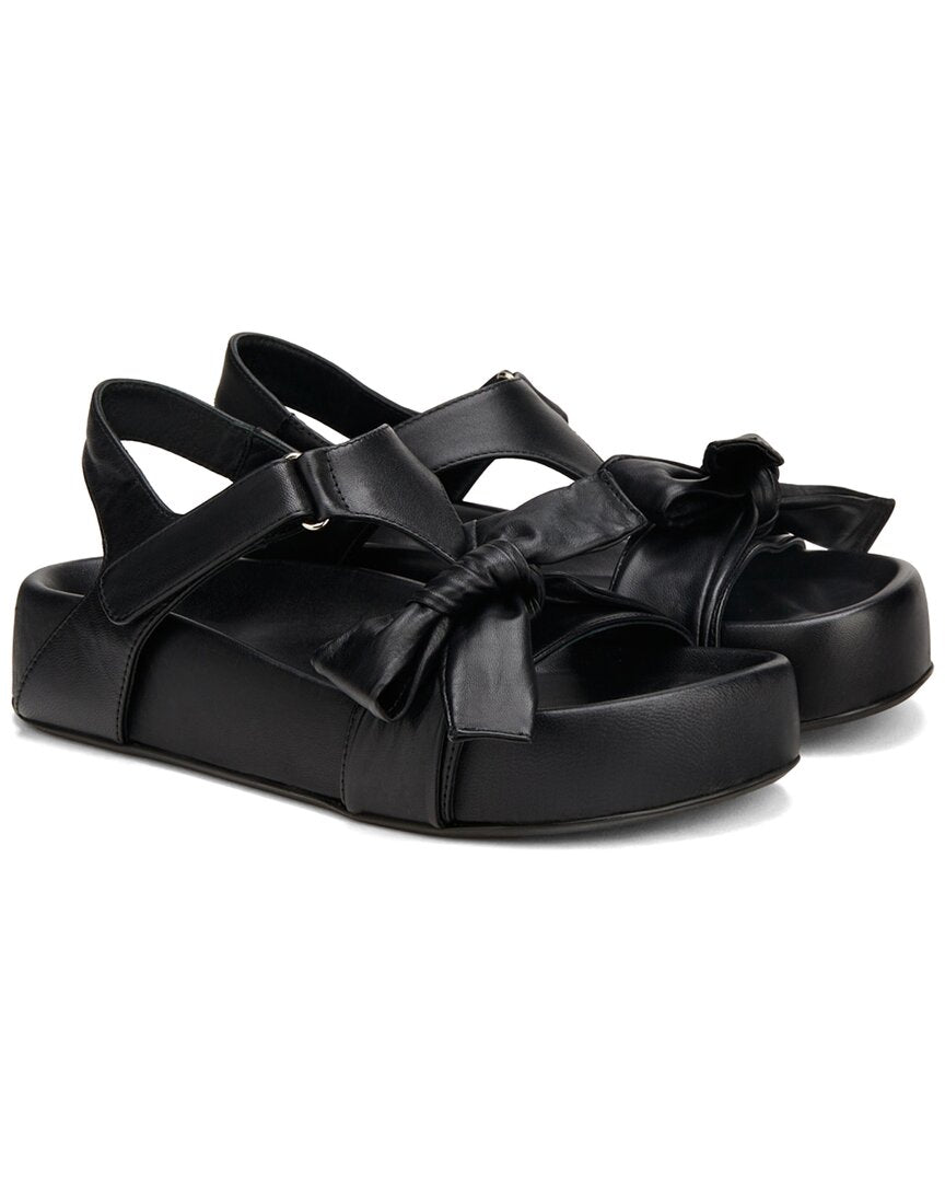 Agl Jane Ribbon Leather Sandal