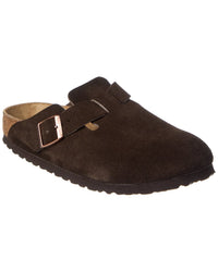 Birkenstock Arizona Narrow Fit Leather Suede Footbed Sandal