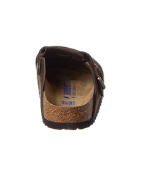 Birkenstock Arizona Narrow Fit Leather Suede Footbed Sandal