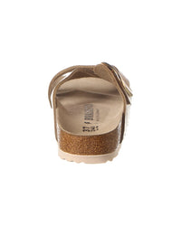Birkenstock Siena Big Buckle Narrow Fit Suede Sandal, 42, Gold