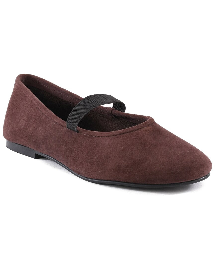 Seychelles Jude Suede Flat Brown Suede