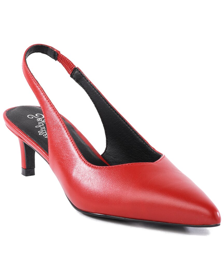 Seychelles Wyatt Leather Heel Red Leather