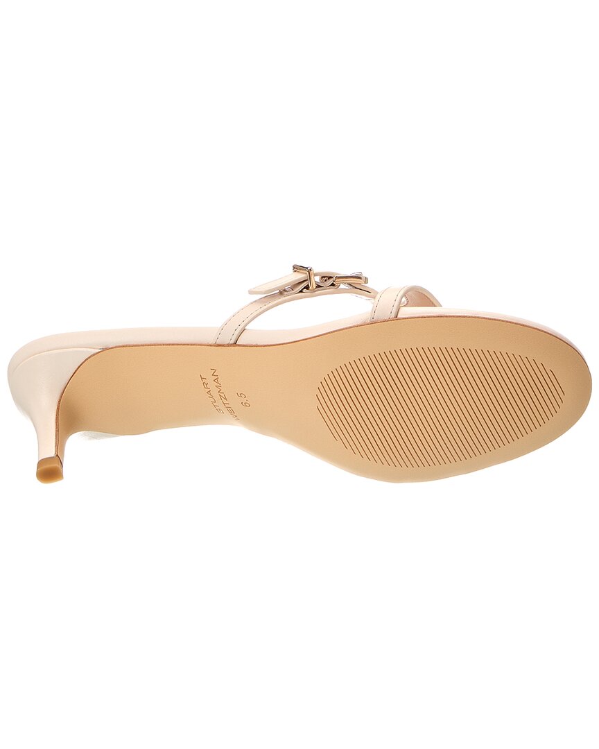 Stuart Weitzman Stuart Weitzman Irene Leather Slide 50 Sandal