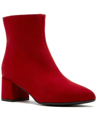 La Canadienne Darling Suede Boot Red 5
