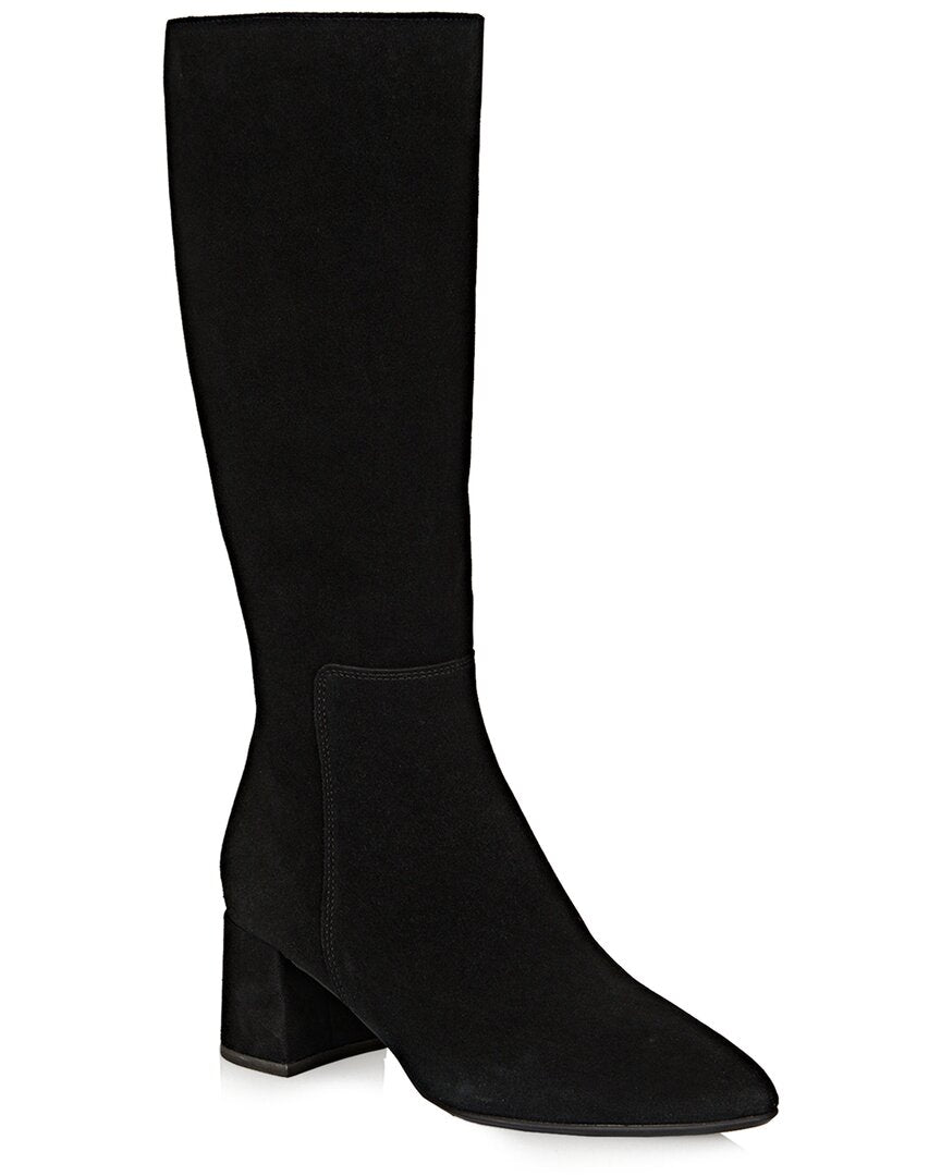 La Canadienne Diana Suede Boot Black