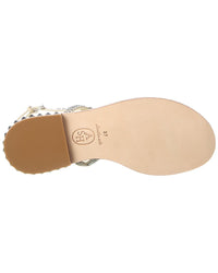 Ash Pearl Leather Sandal