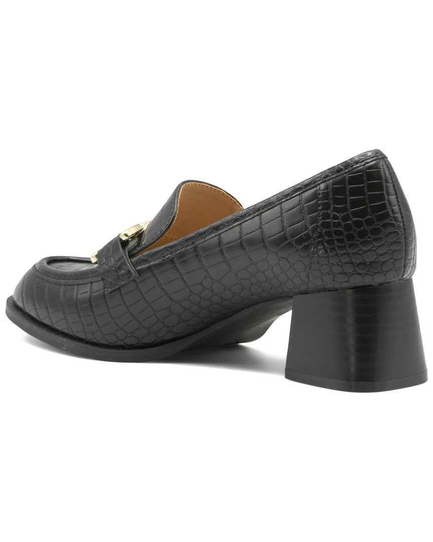Adrienne Vittadini Adrienne Vittadini Sabre Faux Croco Print Loafer