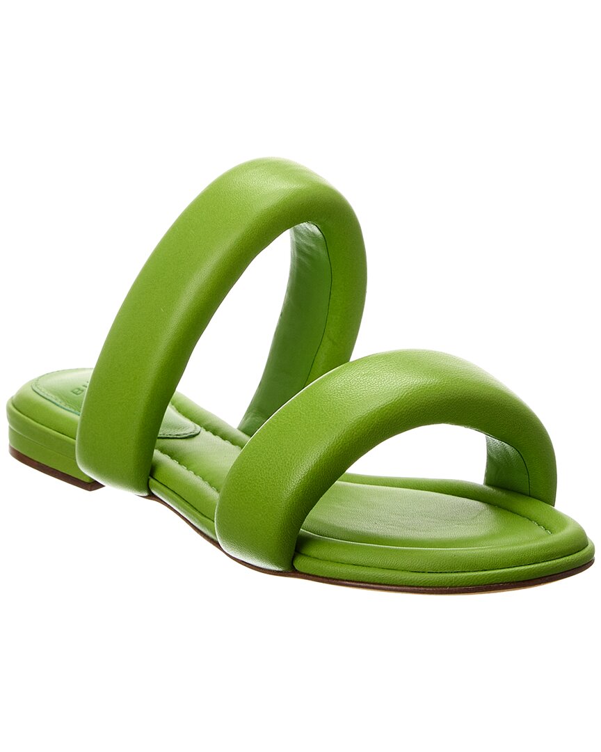 Alexandre Birman Lilla Leather Sandal Green 36