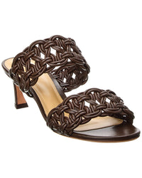 Alexandre Birman Sammy 50 Leather Sandal Brown Multi
