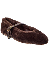 Madewell Madewell Remy Teddy & Leather Mary Jane