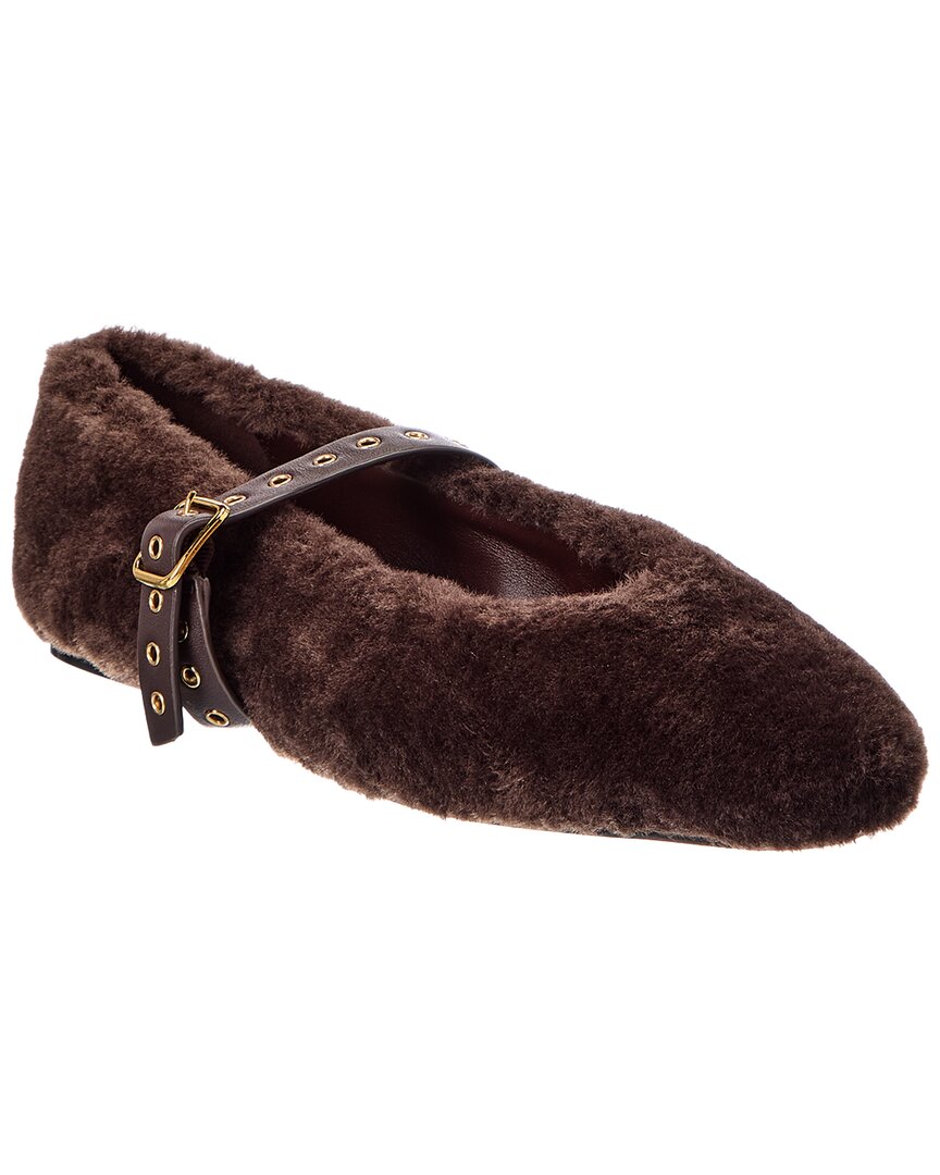 Madewell Madewell Remy Teddy & Leather Mary Jane