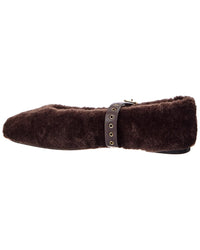 Madewell Madewell Remy Teddy & Leather Mary Jane