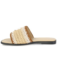 Tiffany & Fred Paris Raffia Sandal