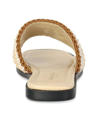 Tiffany & Fred Paris Raffia Sandal