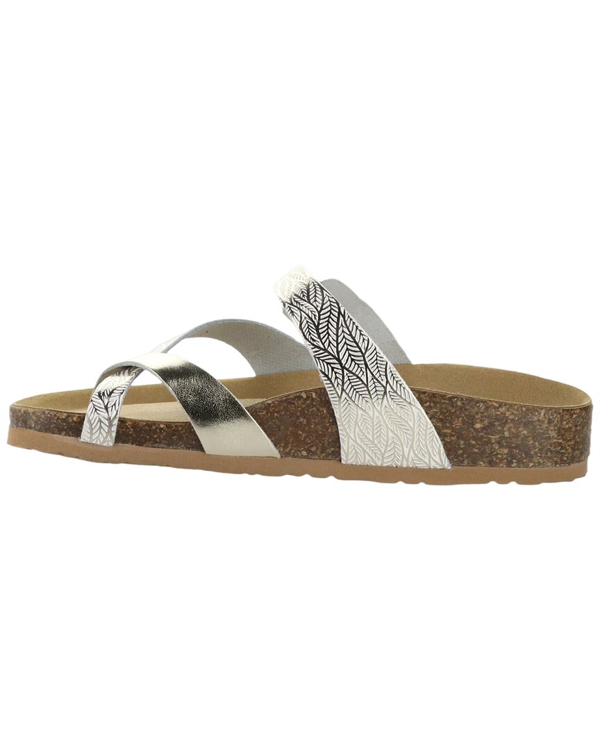 Bos. & Co. Parr Metallic Leather Sandal