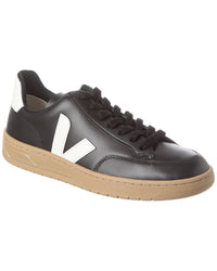 Veja V-12 Leather Sneaker 41 Black