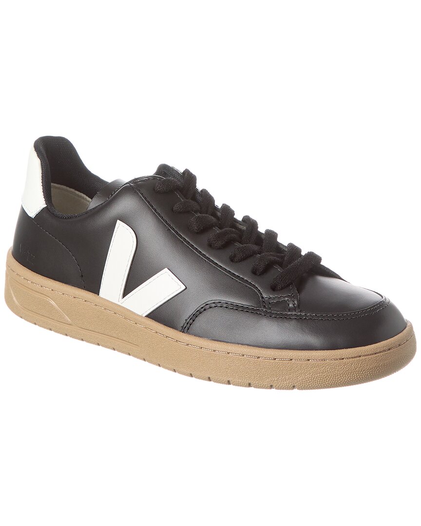 Veja V-12 Leather Sneaker 41 Black
