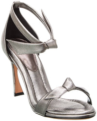 Alexandre Birman Clarita 85 Leather Sandal Silver 35