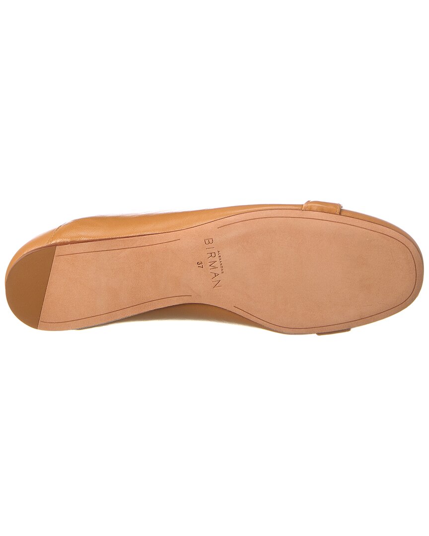 Alexandre Birman Clarita Collapsible Leather Flat