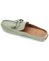 Gentle Souls Gentle Souls By Kenneth Cole Mina Bow Driver Mule Leather Flat