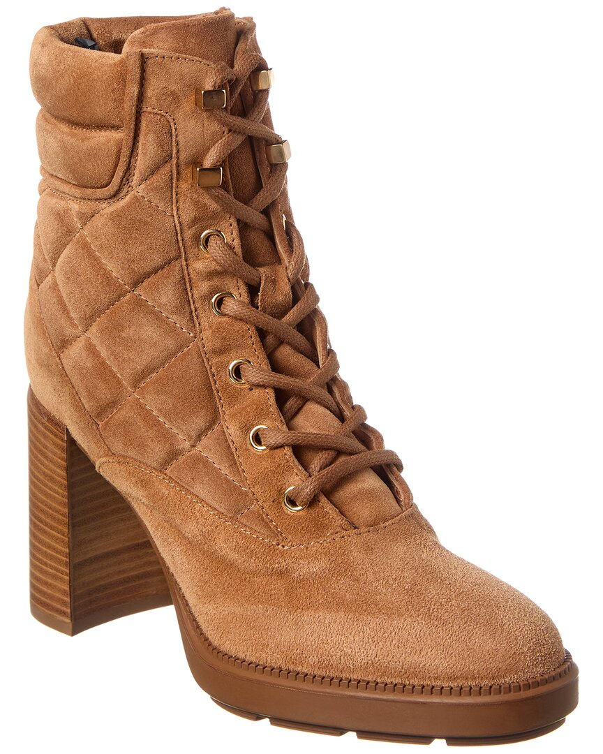 Aquatalia Iole Weatherproof Suede Boot Whiskey
