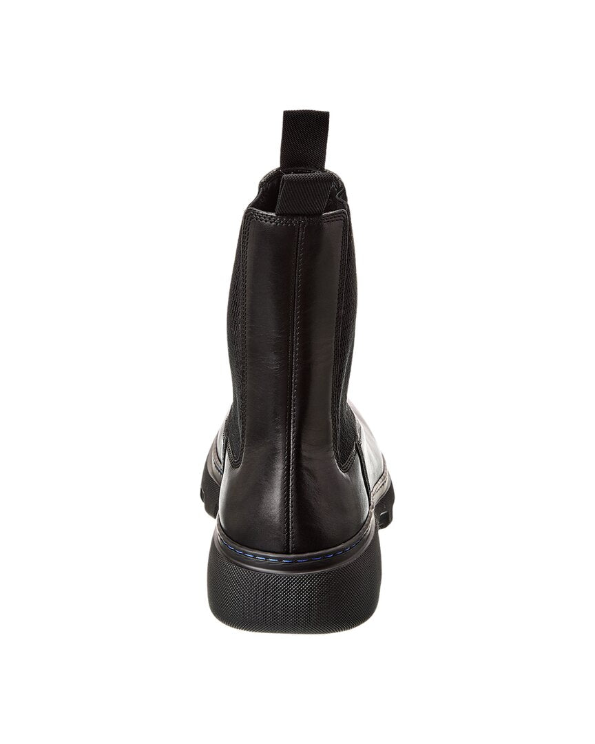 Burberry Creeper Leather Chelsea Boot
