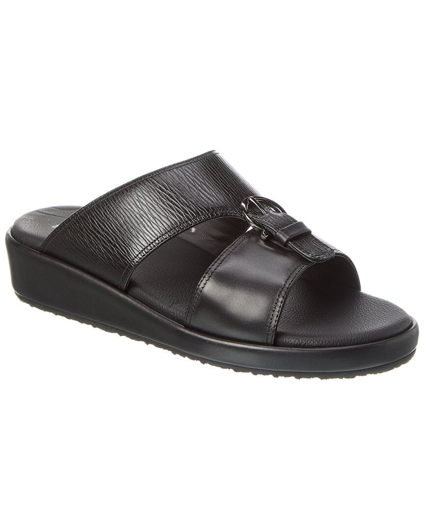 Ferragamo Murray Leather Sandal – Bluefly