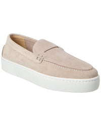 Christian Louboutin Paqueboat Suede Platform Sneaker Grey Multi