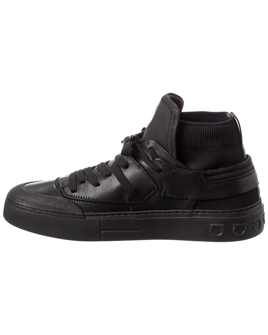 Salvatore Ferragamo フラットシューズ　フェラガモ　NILLY Ferragamo Neely Leather Sneaker – Bluefly