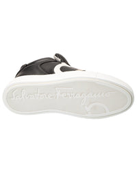 Ferragamo Marvelous Leather High-Top Sneaker