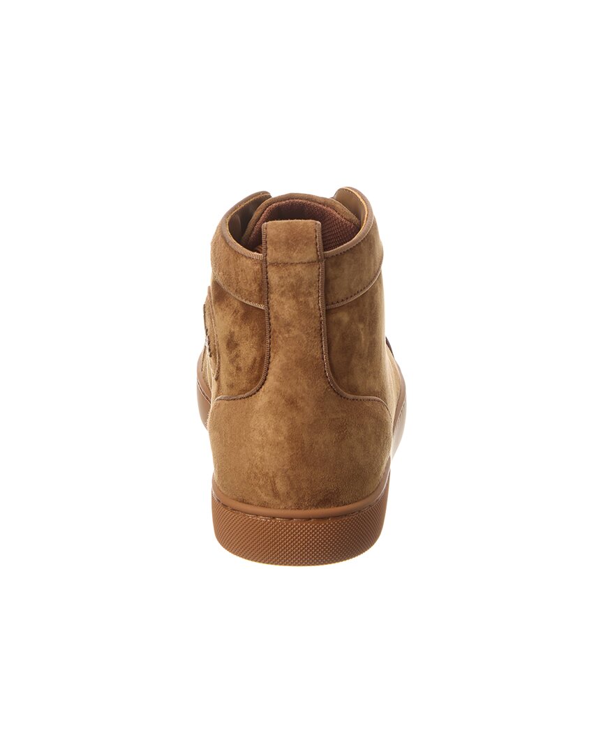 Christian Louboutin Louis Suede High-Top Sneaker