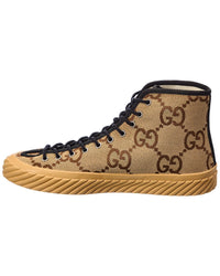 Gucci Jumbo Gg Canvas High-Top Sneaker