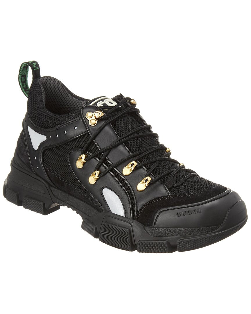 Gucci Flashtrek Leather & Mesh Sneaker