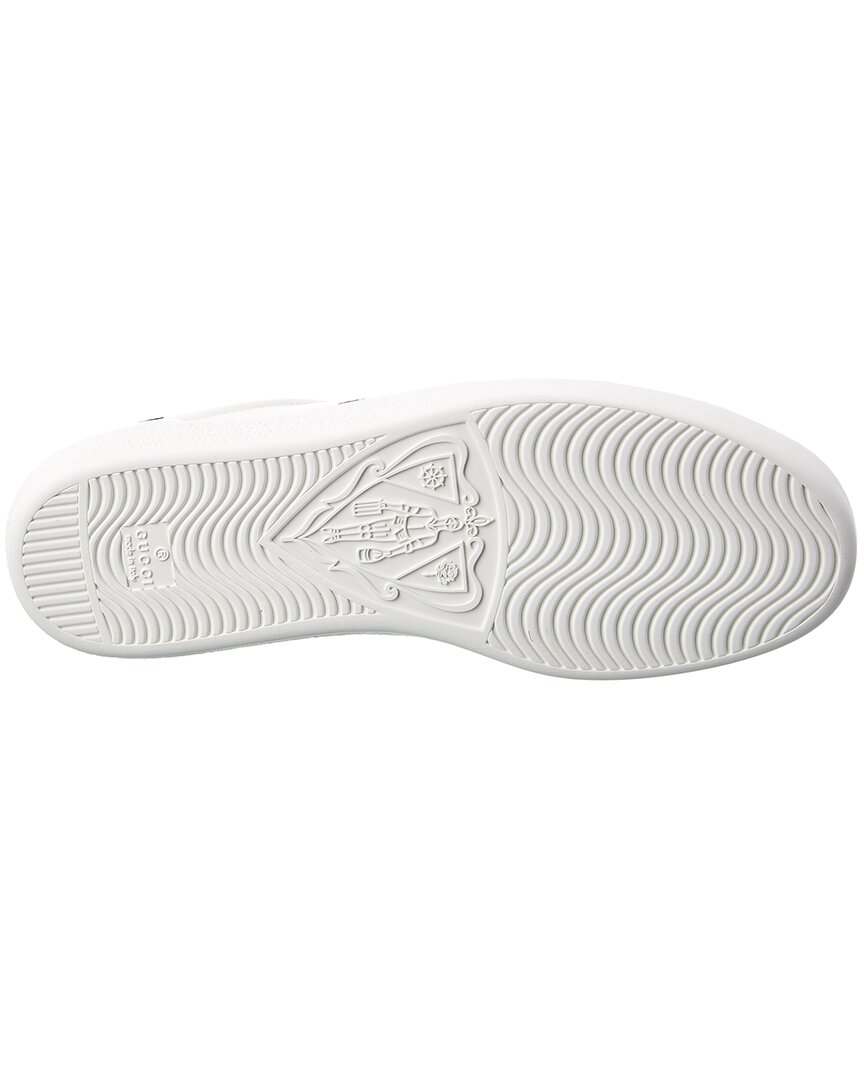 Gucci Gucci Ace Embroidered Bee Leather Sneaker