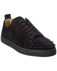 Christian Louboutin Christian Louboutin Louis Junior Spikes Suede Sneaker