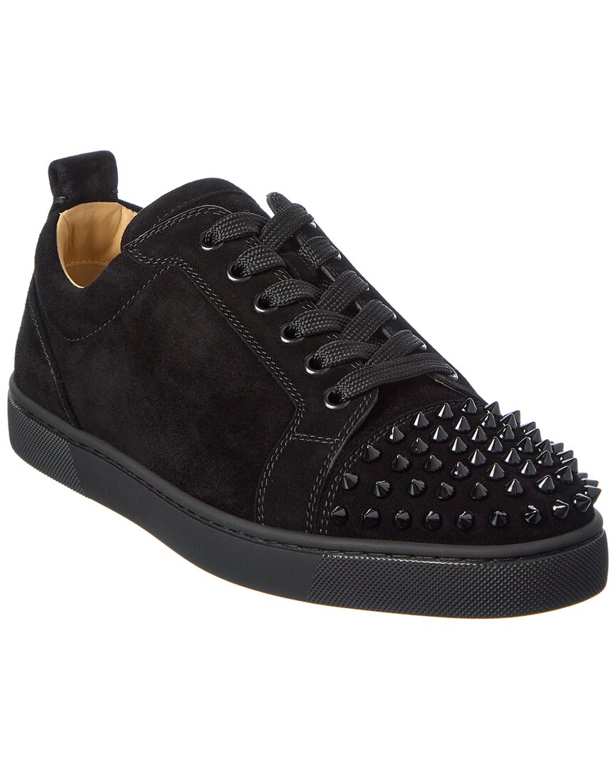 Christian Louboutin Christian Louboutin Louis Junior Spikes Suede Sneaker