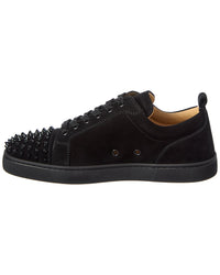 Christian Louboutin Christian Louboutin Louis Junior Spikes Suede Sneaker