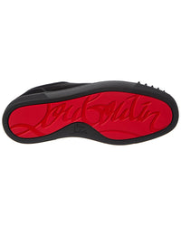 Christian Louboutin Christian Louboutin Louis Junior Spikes Suede Sneaker