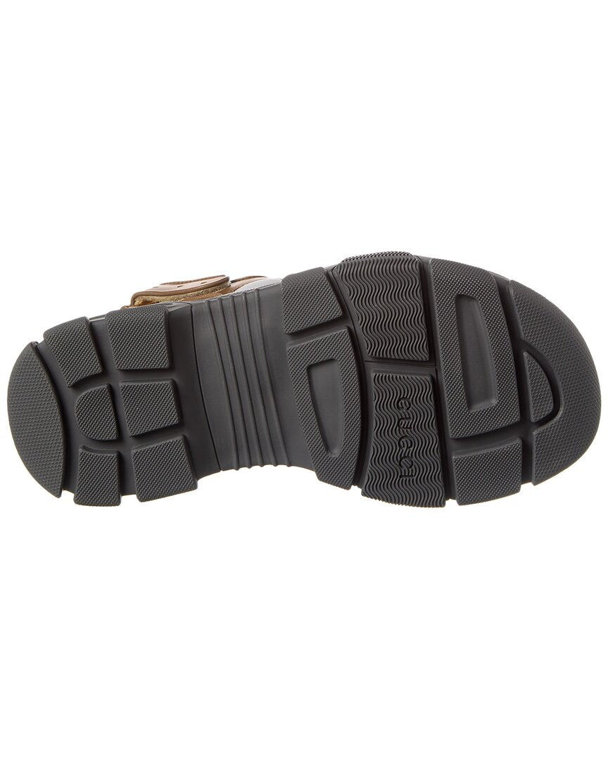 Gucci Leather & Rubber Sandal