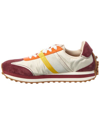 Ferragamo Canvas & Suede Sneaker