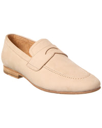 Curatore Suede Penny Loafer Beige