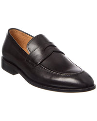 Curatore Leather Penny Loafer Black