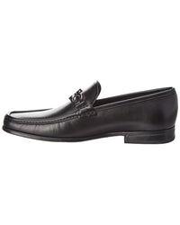 Ferragamo Gancini Reversible Bit Leather Loafer