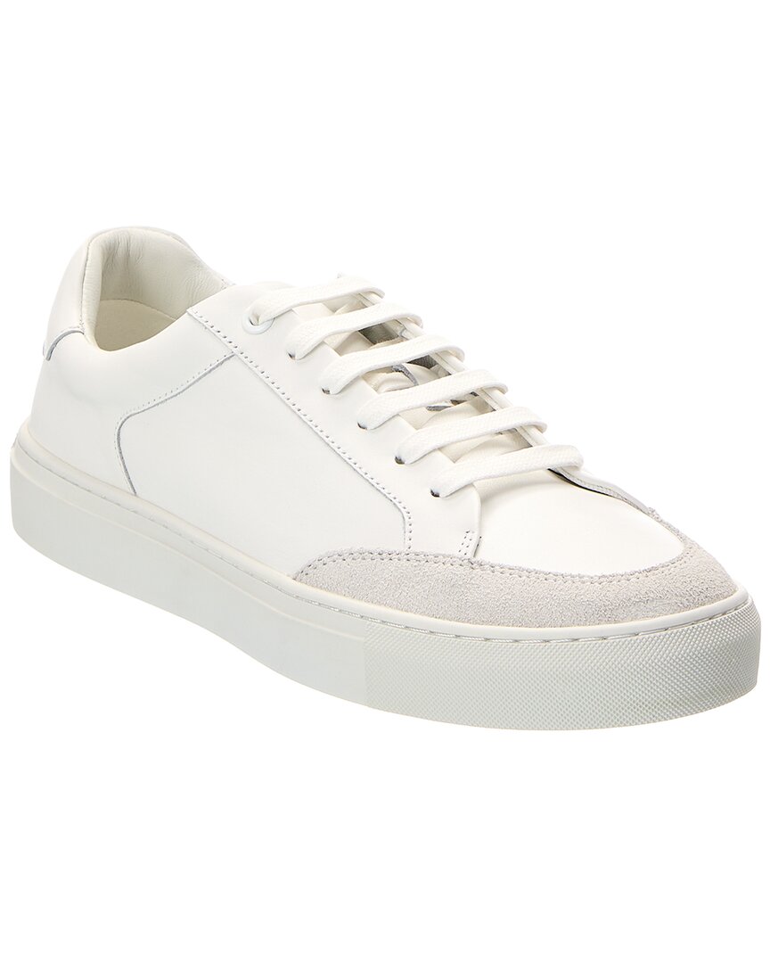 Reiss Ashley Leather & Suede Trainer Sneaker