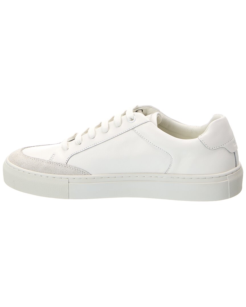 Reiss Ashley Leather & Suede Trainer Sneaker