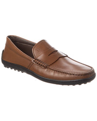 Tod’S Leather Driver Brown Multi